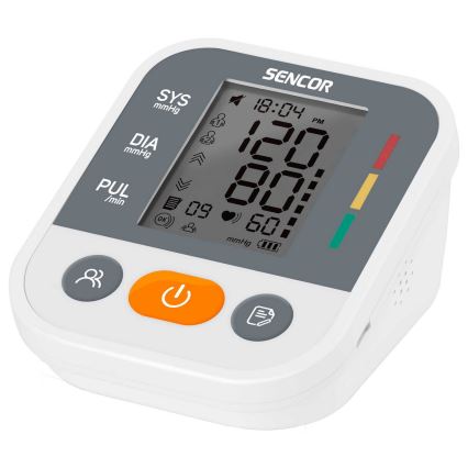 Sencor - Tensiómetro digital USB 4xAAA