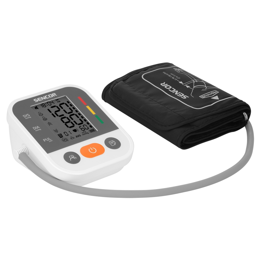 Sencor - Tensiómetro digital USB 4xAAA