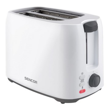 Sencor - Tostadora con dos agujeros 750W/230V blanco