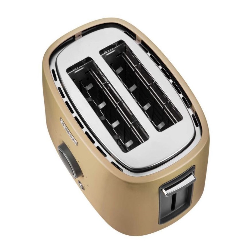 Sencor - Tostadora con dos agujeros y calentamiento 1000W/230V beige