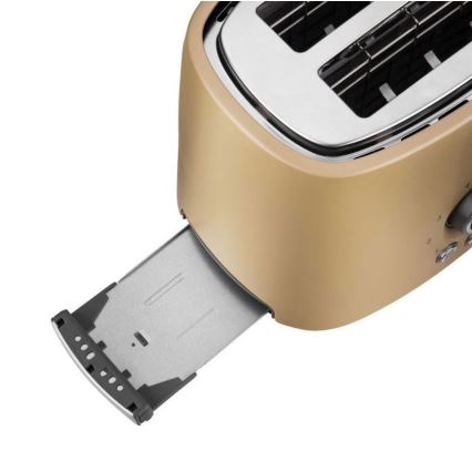 Sencor - Tostadora con dos agujeros y calentamiento 1000W/230V beige