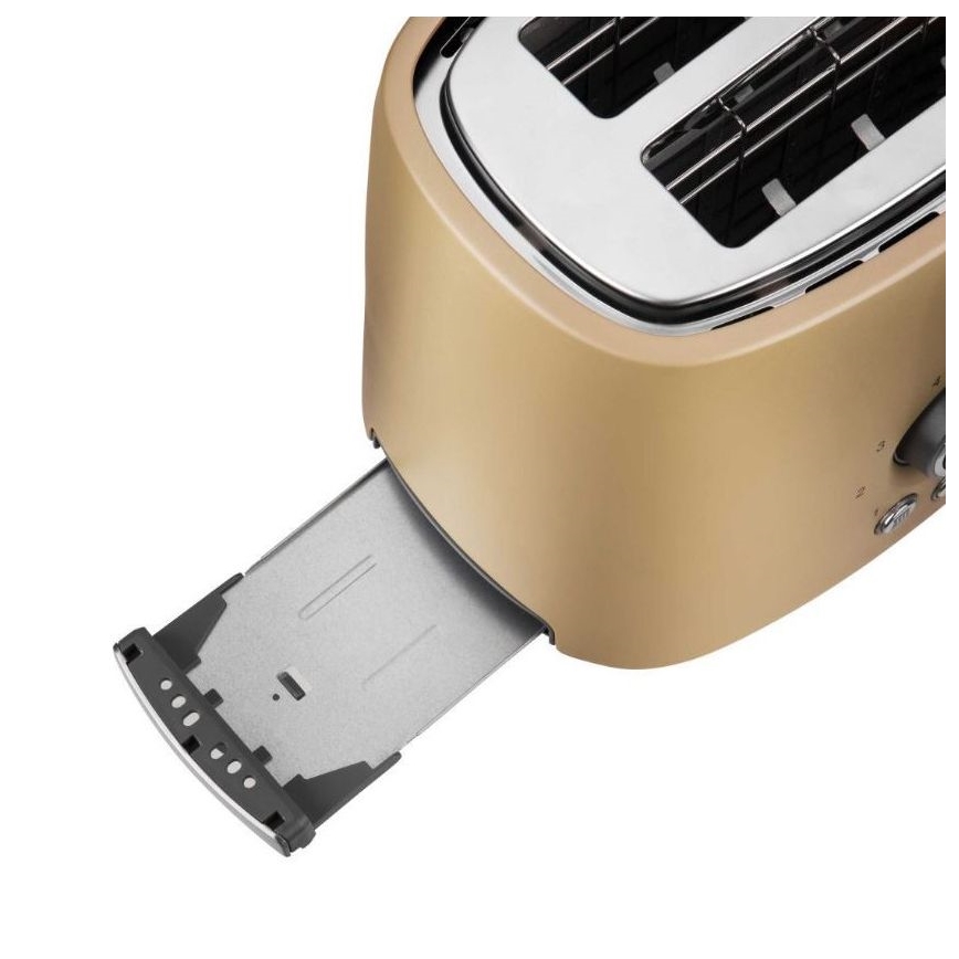 Sencor - Tostadora con dos agujeros y calentamiento 1000W/230V beige