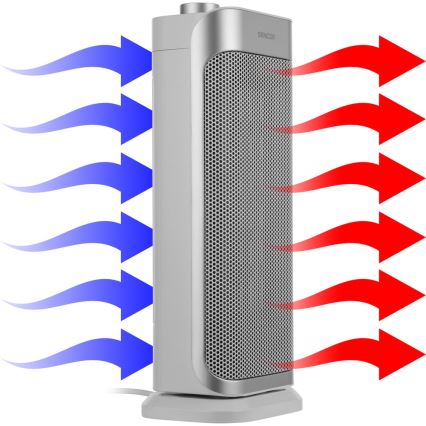 Sencor - Ventilador cerámico con calefactor 1000/2000W/230V