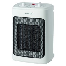 Sencor - Ventilador con elemento calefactor cerámico 900/1300/2000W/230V blanco