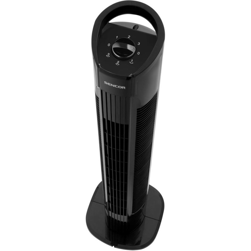 Sencor - Ventilador de pie 50W/230V negro