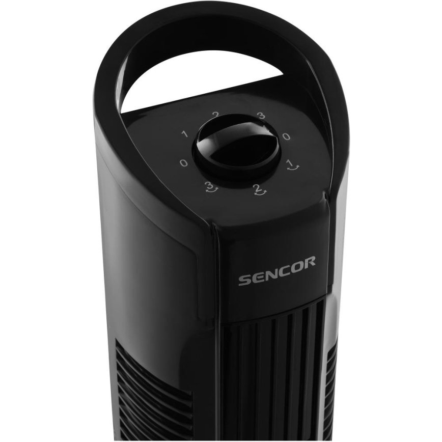 Sencor - Ventilador de pie 50W/230V negro