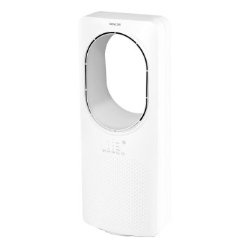 Sencor - Ventilador de pie sin aspas 50W/230V blanco + control remoto