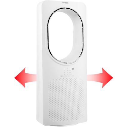 Sencor - Ventilador de pie sin aspas 50W/230V blanco + control remoto