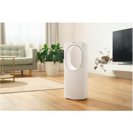 Sencor - Ventilador de pie sin aspas 50W/230V blanco