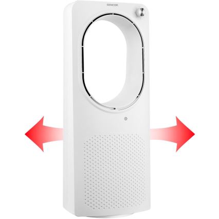 Sencor - Ventilador de pie sin aspas 50W/230V blanco