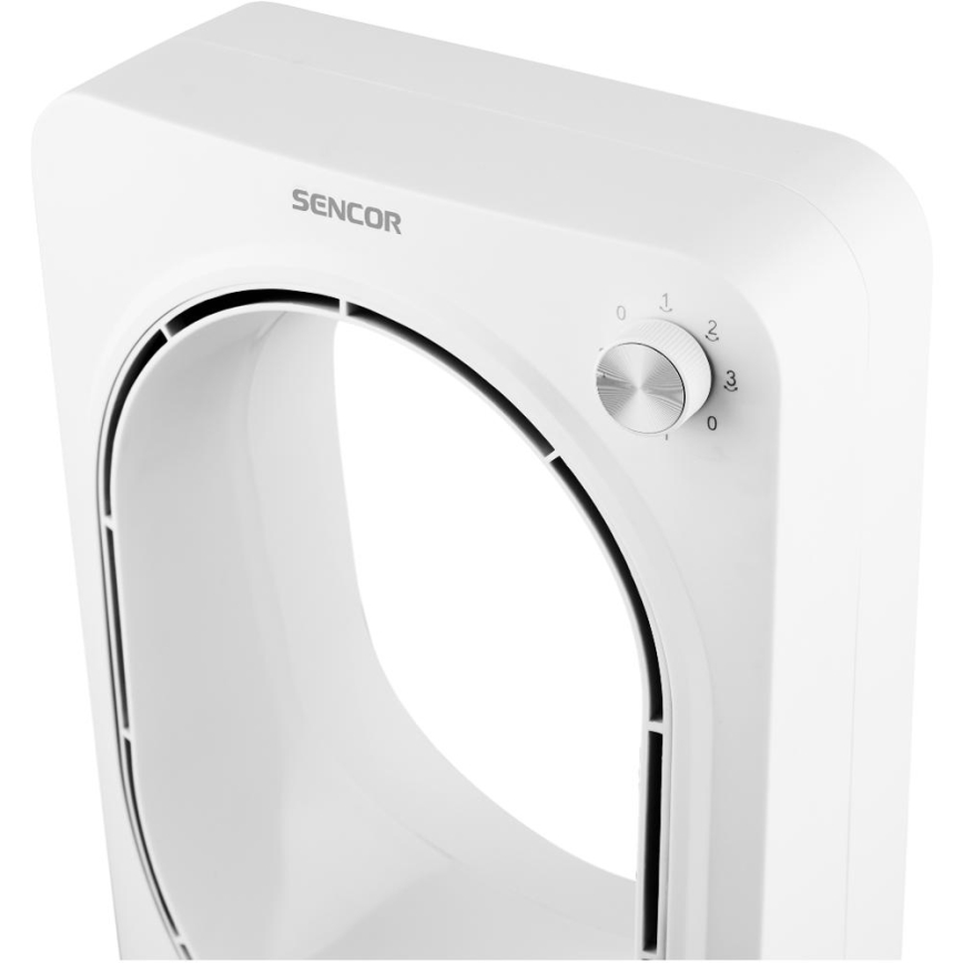Sencor - Ventilador de pie sin aspas 50W/230V blanco