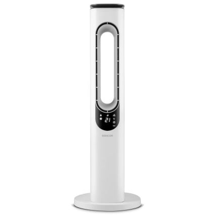 Sencor - Ventilador de torre sin aspas 50W/230V blanco + control remoto