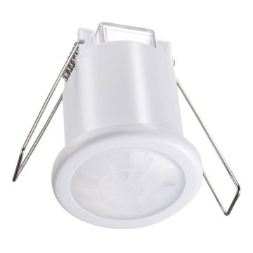 Sensor de movimiento empotrado PIR 360° 400W/230V blanco