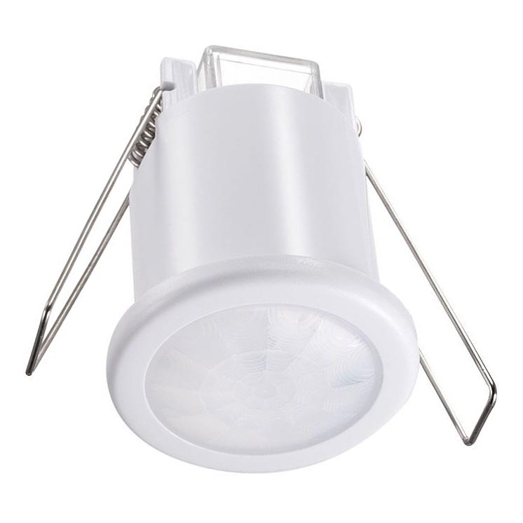 Sensor de movimiento empotrado PIR 360° 400W/230V blanco
