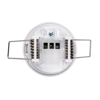 Sensor de movimiento empotrado PIR 360° 400W/230V blanco