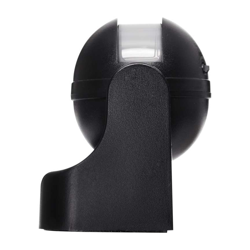 Sensor de movimiento exterior PIR B 180° 1200W/230V IP44 negro