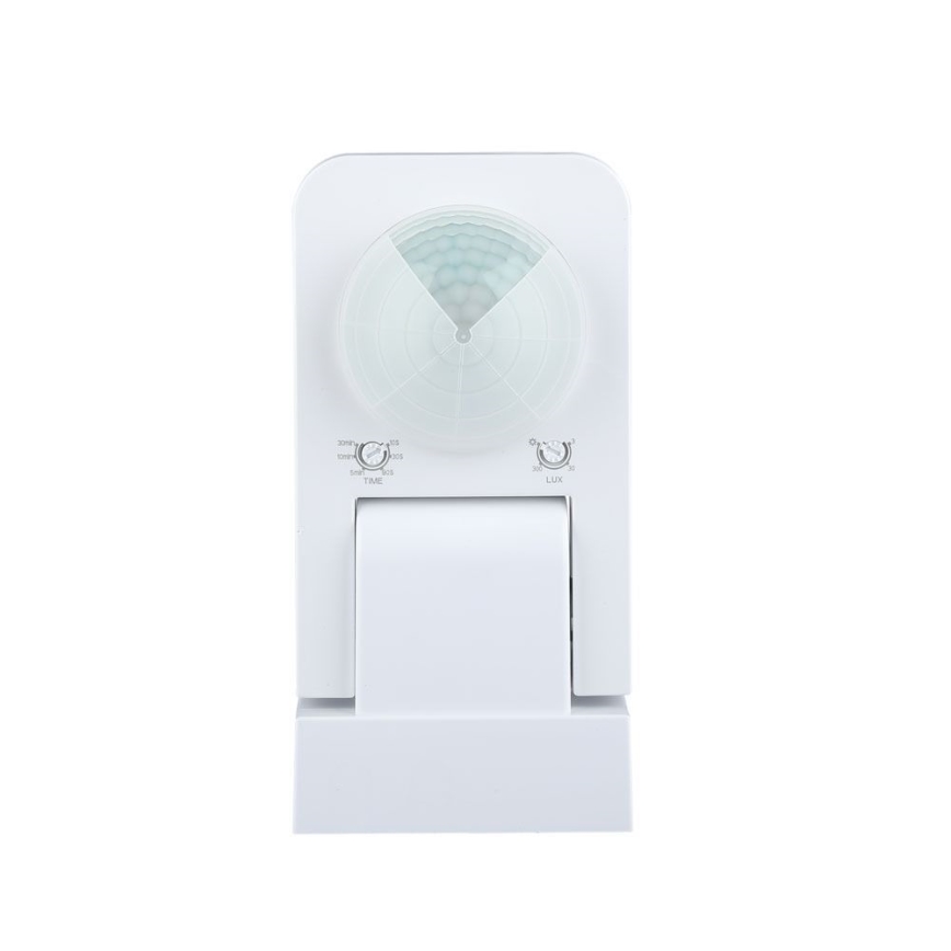 Sensor de movimiento exterior por infrarrojos 360° 1000W/230V IP65 blanco