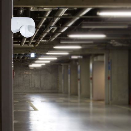 Sensor de movimiento PIR 180° 800W/230V IP44 blanco
