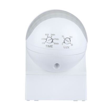 Sensor de movimiento PIR 180° 800W/230V IP44 blanco
