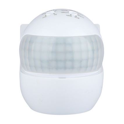 Sensor de movimiento PIR 180° 800W/230V IP44 blanco