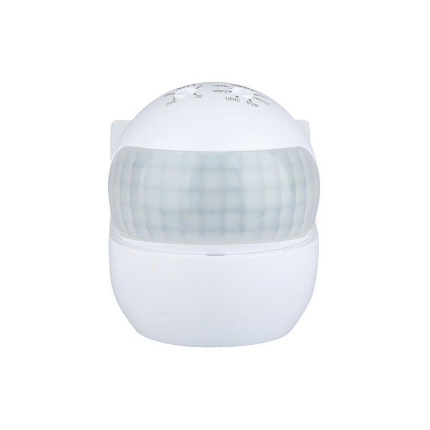 Sensor de movimiento PIR 180° 800W/230V IP44 blanco