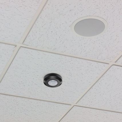 Sensor de movimiento por infrarrojos 360° 200W/230V negro