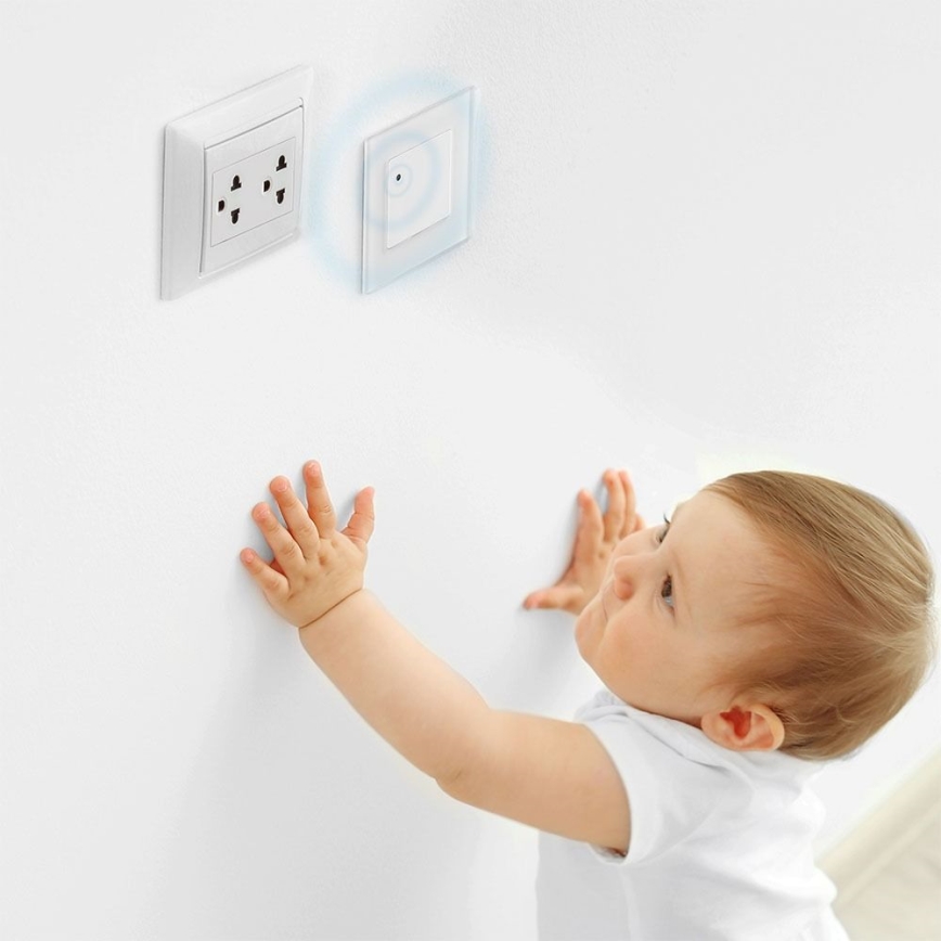 Sensor de movimiento por microondas 180° 300W/230V blanco