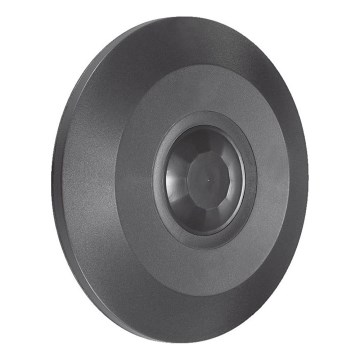 Sensor de movimiento techo PIR 360° 1000W/230V negro