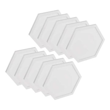 SET 10x RGBIC Panel regulable LED/1,9W/230V Wi-Fi Tuya