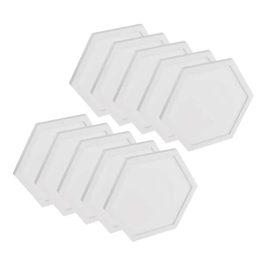 SET 10x RGBIC Panel regulable LED/1,9W/230V Wi-Fi Tuya