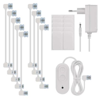 SET 10x RGBIC Panel regulable LED/1,9W/230V Wi-Fi Tuya