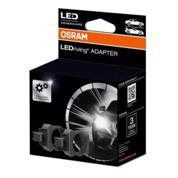 SET 2x Adaptadores LEDriving para portalámparas - Osram