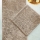 SET 2x Alfombra de baño 60/100 cm beige