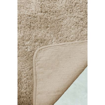 SET 2x Alfombra de baño 60/100 cm beige