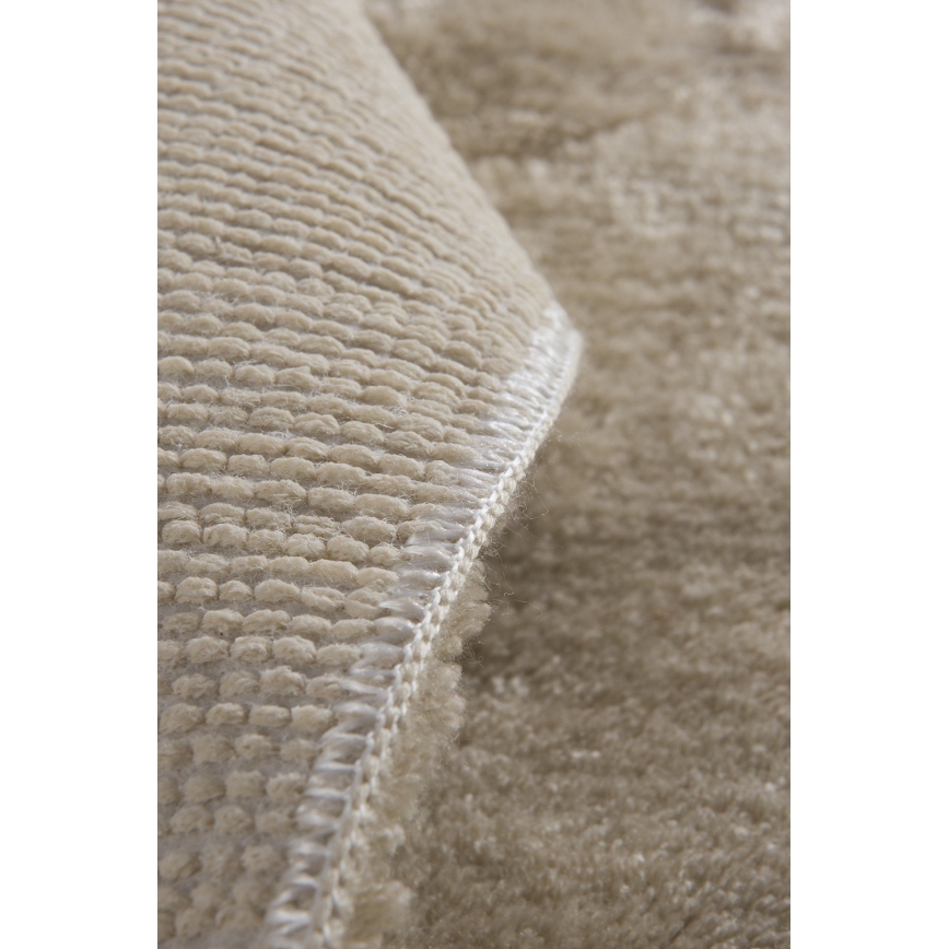 SET 2x Alfombra de baño 60/100 cm beige