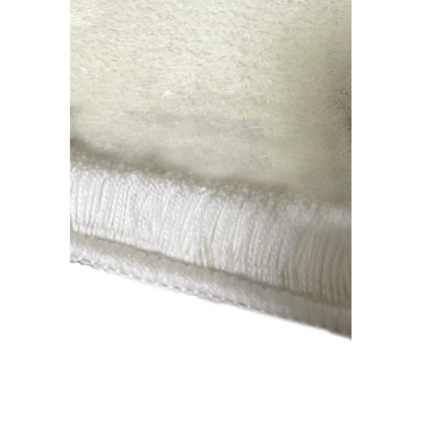 SET 2x Alfombra de baño 60/100 cm blanco