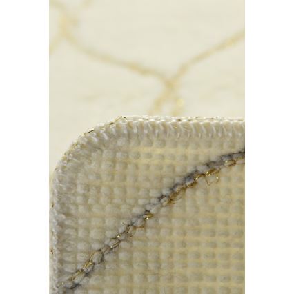 SET 2x Alfombra de baño INFINITY 60/100 cm beige