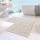 SET 2x Alfombra de baño LINO 60/100 cm beige
