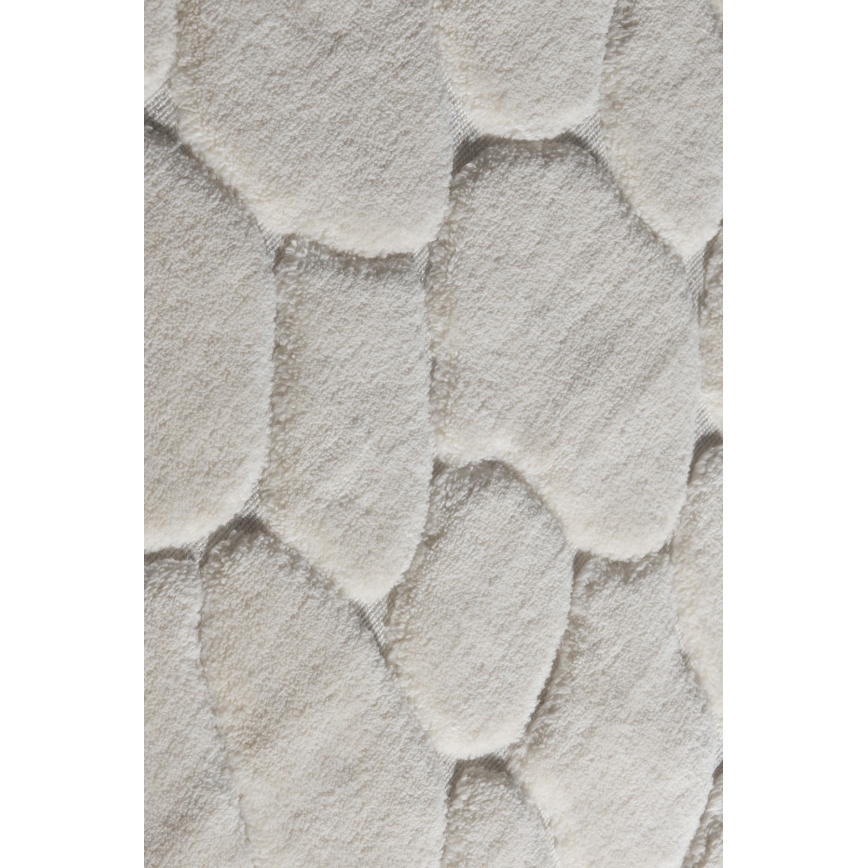 SET 2x Alfombra de baño LINO 60/100 cm beige