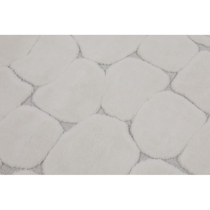 SET 2x Alfombra de baño LINO 60/100 cm beige