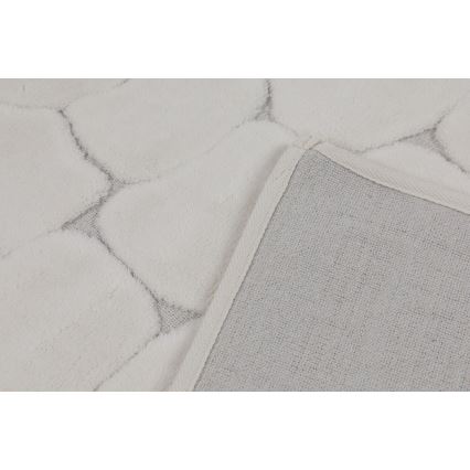SET 2x Alfombra de baño LINO 60/100 cm beige