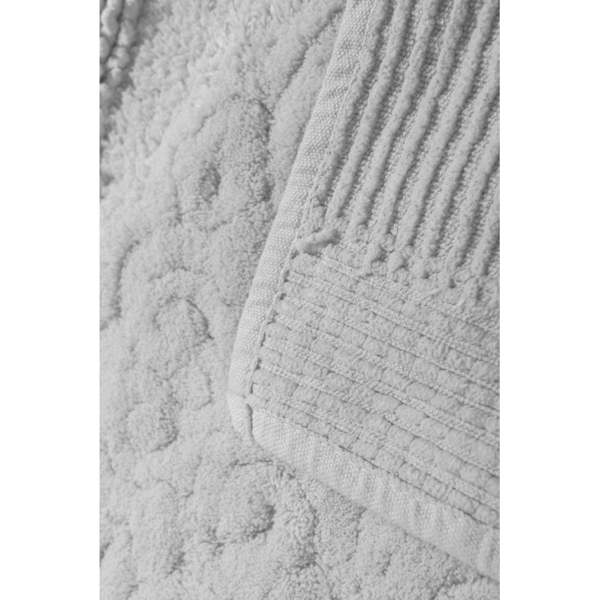 SET 2x Alfombra de baño PIANTE 60/100 cm blanco