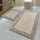 SET 2x Alfombra de baño PIANTE 60/100 cm marrón