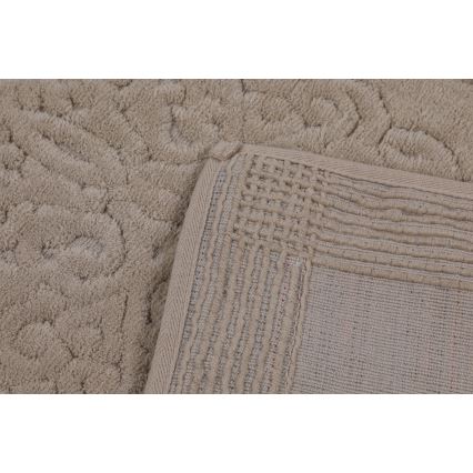 SET 2x Alfombra de baño PIANTE 60/100 cm marrón