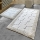 SET 2x Alfombra de baño STONE 60/100 cm blanco