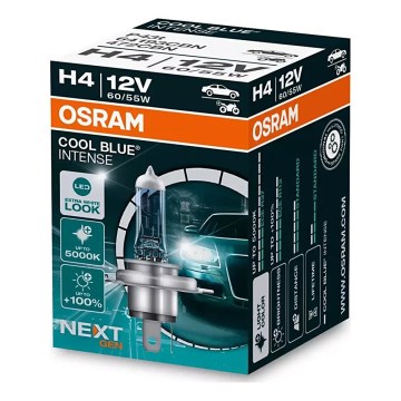 SET 2x Bombilla COOL AZUL H4 P43t/60/55W/12V 5000K - Osram