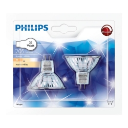 SET 2x Bombilla halógena industrial GU5,3/20W/12V - Philips