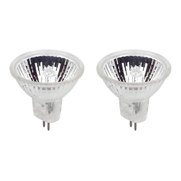 SET 2x Bombilla halógena MR8+C GZ4/20W/12V - Eglo 12124