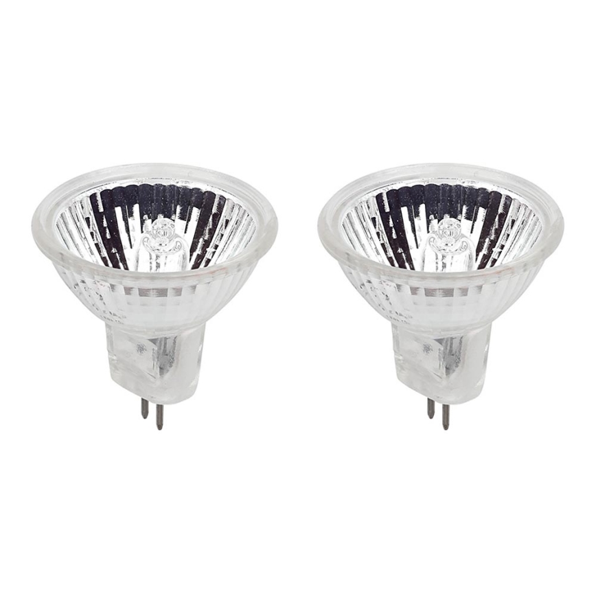 SET 2x Bombilla halógena MR8+C GZ4/20W/12V - Eglo 12124