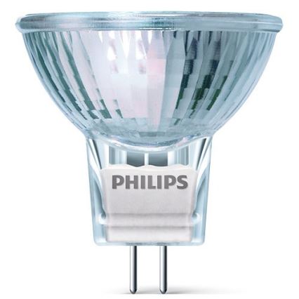 SET 2x Bombilla industrial Philips HALOGEN GU4/20W/12V 3000K